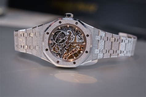 audemars piguet frosted royal oak|ap royal oak openworked.